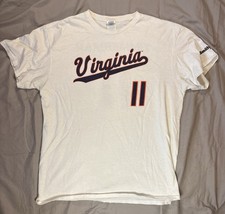 Ryan Zimmerman UVA Baseball T Shirt Jersey Virginia Cavaliers Retirement Large