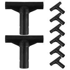 8 Pcs T-tube Pole Attachment Plastic Connector Trampoline Repair Parts Joint