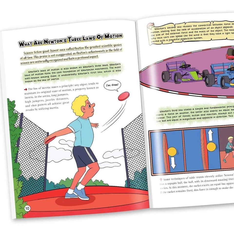 Comic Form to Teach Mathematics, Physics, and Chemistry Knowledge, Designed to S Foto 3 de 4