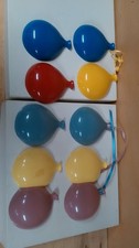 VINTAGE BURWOOD BALLOON DECORATIONS CHILDS ROOM NURSERY PASTEL  PRIMARY COLORS