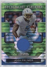 2021 Panini Prizm Rookie Gear Neon Green Pulsar Prizm Josh Palmer #RG-29 s7f