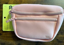 Premium Belt Bag Blush - All In Motion Water-Resistant Knit Fanny Pack