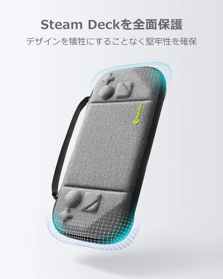 Steam Deck Compatible Hard Case Steam Deck Thin Carrying Case Joystick Full Prot - Image 3 of 4