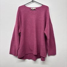 Seasalt Fruity Jumper Size 24 Blush Pink Colourful Cosy Classic 80 Wool