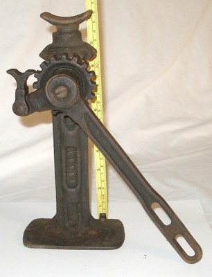 ヴィンテージ　ジャッキ ANTIQUE GEAR SCREW CAR JACK T3390 | eBay