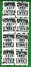 Deutschland Bund Dauerserie Bauwerke 2, Bogenteil Mi.Nr. 499 Postfrisch** 8x90Pf
