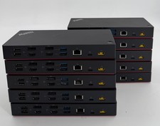 Lot Of x10 Lenovo Hybrid USB-C Dock DUD9011D1 40AF with 135W AC Adapters