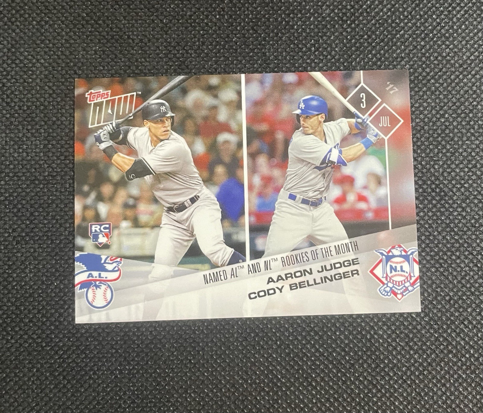 2017 Topps Now - Aaron Judge, Cody Bellinger #321 /4589 (RC)