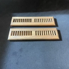Solid oak wooden floor registers for temperature control fits:11.5 x 2 inch