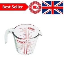 Compact 500ml Measuring Jug - Clear Glass with Easy Handling for Kitchen Tasks