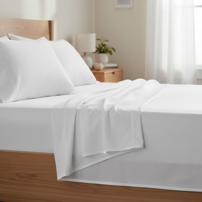 Organic Cotton Queen Bed Sheets - 15'' Deep Pocket for Perfect Fit and Comfort