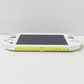 SONY PlayStation PS Vita White Lime green console PCH-2000 Tested Import Japan