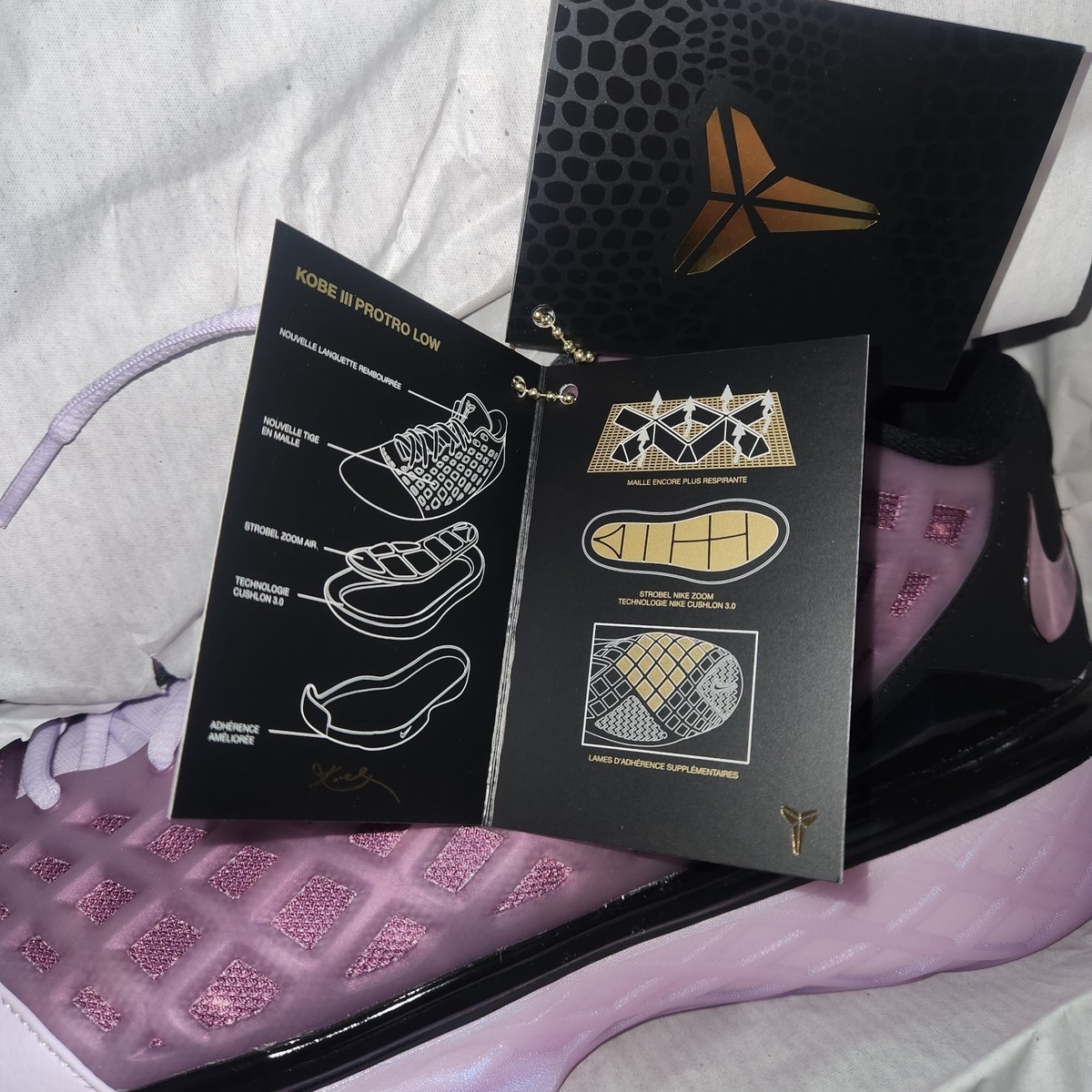 New Mens Size 15 Nike Kobe 3 Protro Mamba Magic Pink Quartz IF2497
