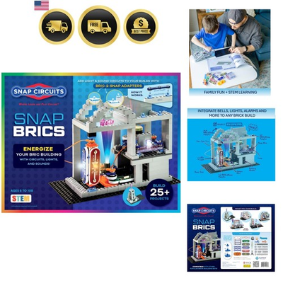 #ad #ad Electronic Building Kit STEAM STEM Circuit Construction Toys for Kids 8 $58.05