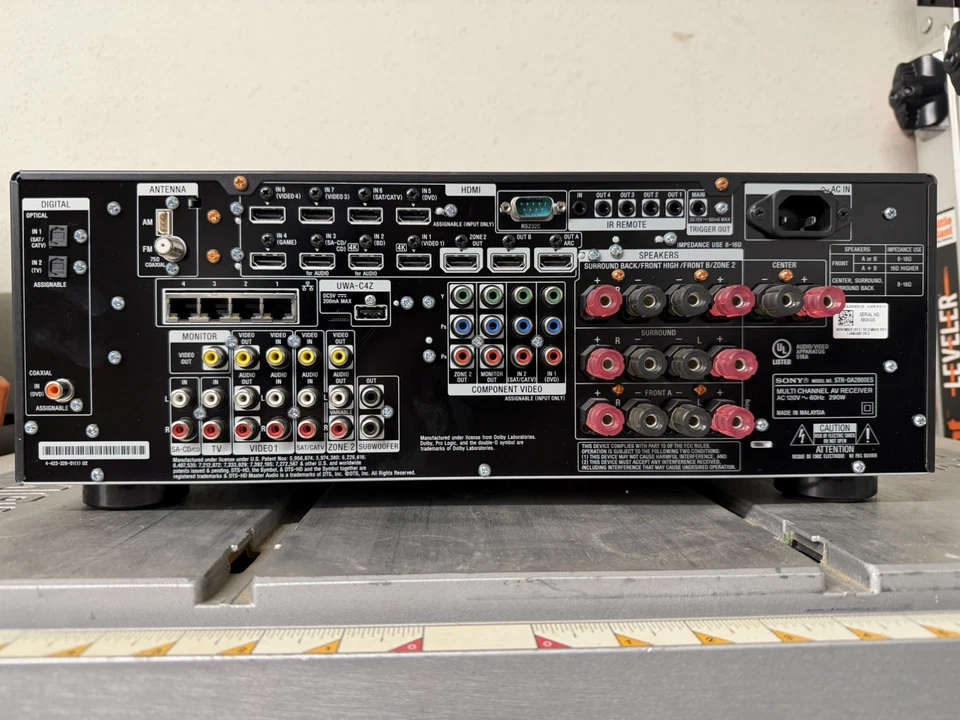 Stunning Sony ES STR-DA2800ES 7.2-Channel Home Theater Receiver HDMI Clean - Image 2 of 4