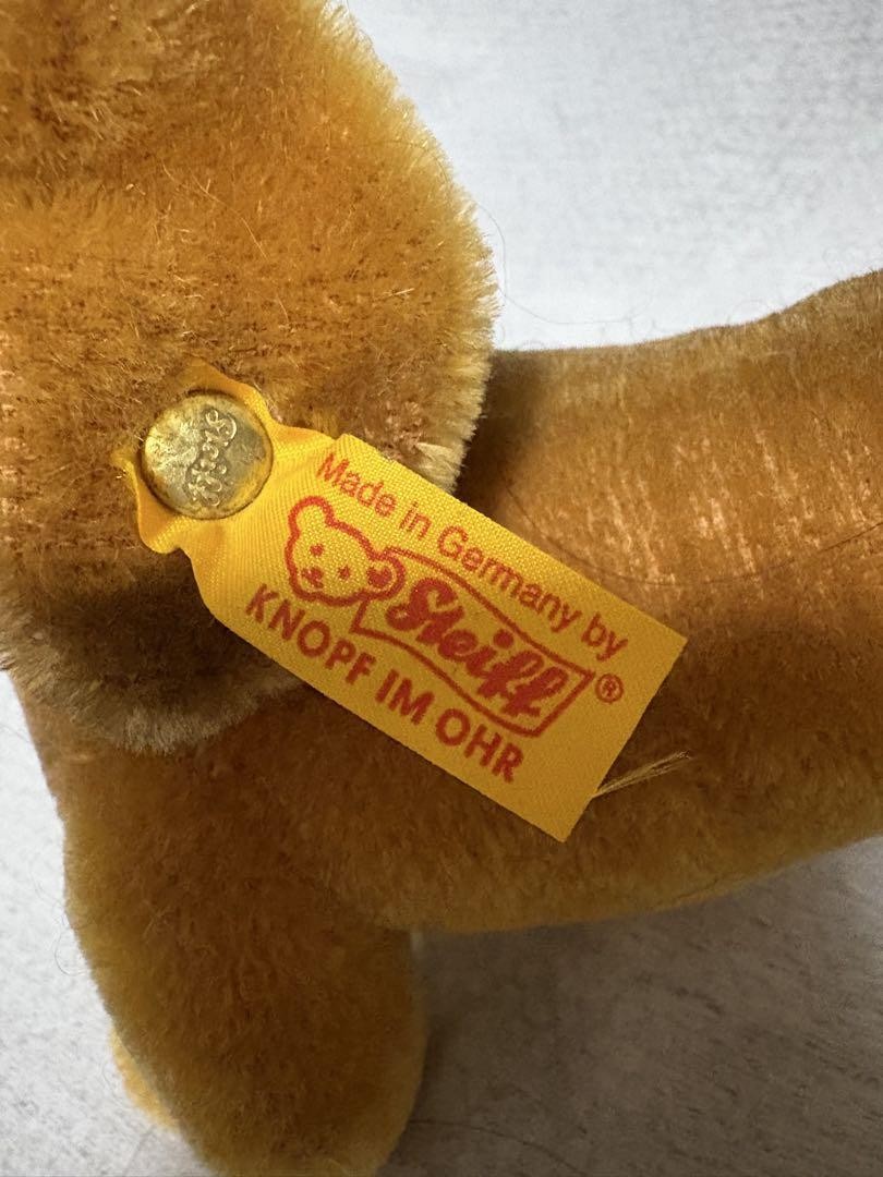 Plush Toy Steiff Dachshund Bazi Dog 20cm 035081 Germany