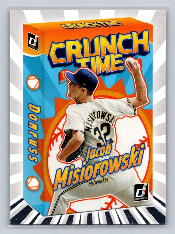 2026 Panini Donruss Jacob Misiorowski Crunch Time #13 Brewers