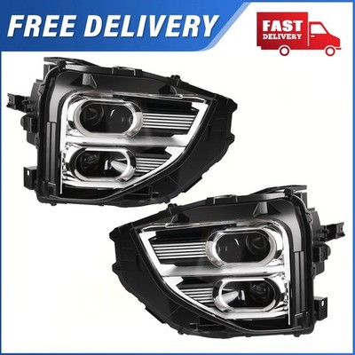 Left + Right Full LED Headlight Assembly For 2022-2025 Mitsubishi Eclipse Cross