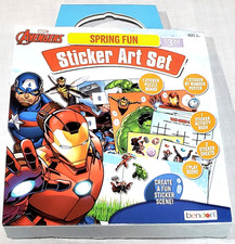 Marvel Avengers Sticker Art Set Create Sticker Fun Scene, Collectors
