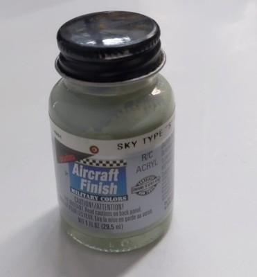 Pactra 5910 Sky Type ''S'' Acrylic Paint 1 oz Aircraft Finish