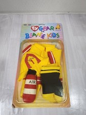 Ty Gear for Beanie Kids  Firefighter  Outfit Clothes Set