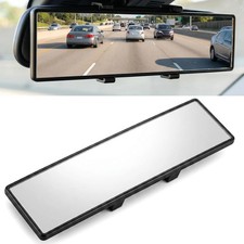 12 Inch Car Rear View Mirror Clip On Panoramic Wide Angle Convex Rearview Mirro