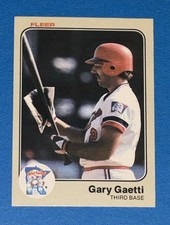 1983 Fleer Gary Gaetti RC Rookie Card #613 Minnesota Twins NM-MINT. rookie card picture