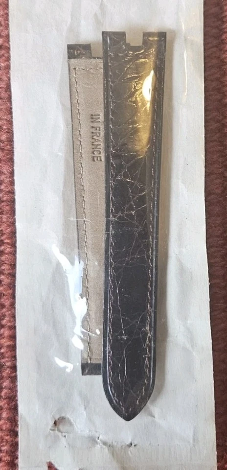 Authentic Cartier Vendome 16mm x 14mm Rich Brown Croc Watch Strap ( Old Stock ) - Image 3 of 4