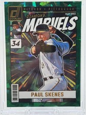 22024 Donruss #8 Paul Skenes Diamond Marvels Green Ice #/15