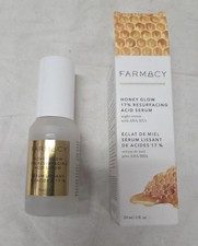 FARMACY Honey Glow 17 Resurfacing Acid Serum 1 oz/30 mL Night AHA BHA In Box