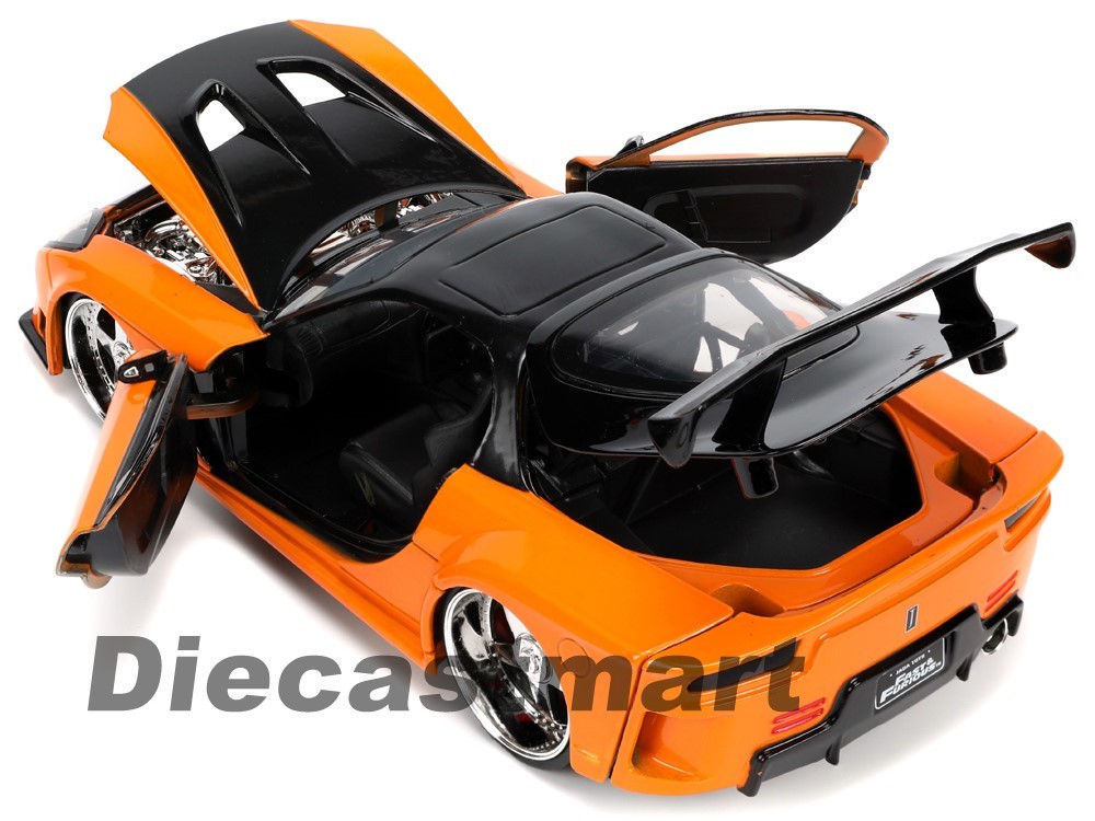 Jada 1:24 Fast & Furious Han & 1995 Mazda RX-7 Widebody Model