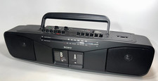 Vintage Sony CFS-W304 Radio Dual Cassette Recorder Portable Stereo Magnetophone