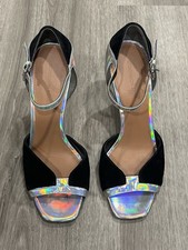 Sigerson Morrison - Metallic Sued Corista Designer Pumps / Heels