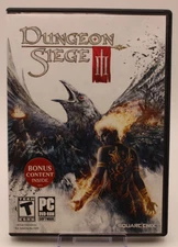 Dungeon Siege 3 III - Square Enix 2011 - Case, Disc & Manual - Untested