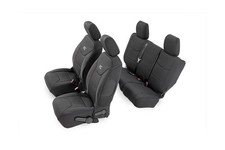 Rough Country Neoprene Seat Covers For Jeep Wrangler Jk 4-door 2013-2018 - ...