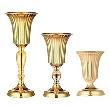 Flowers Vase Gold Metal Minimalist European Modern Creative Elegant for Home