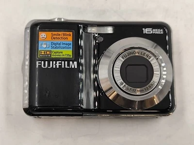 Fujifilm FinePix AV250 16.0 MP Digitalkamera Schwarz - Funktionierend - Bild 1 von 4