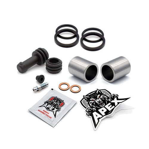 2002 KX85 B2 Kawasaki front brake caliper piston seal rebuild stainless B/Wheel