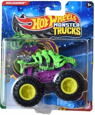 HOT WHEELS - MATTEL SKELESAURUS Beast Bashers - Monster Trucks Hot Wheels Auto Die-cast Truck 1:64