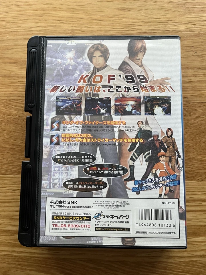King Of Fighters ‘99 Neo Geo AES Japan JPN Arcade Fighter KOF 99 With Reg Card! - Image 4 of 4