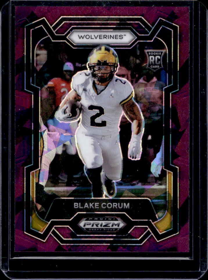 2024 Prizm Draft Picks Blake Corum RC Purple Ice Rookie #/149