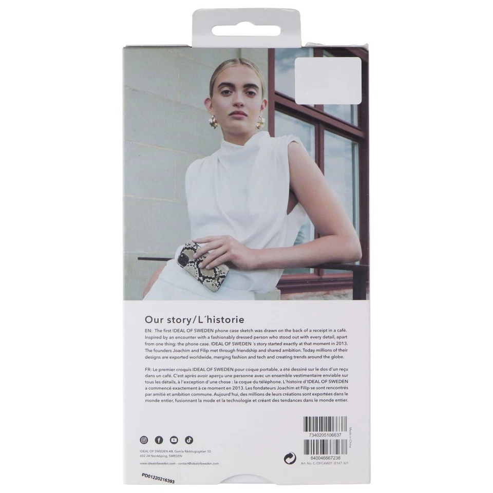 iDeal of Sweden Printed Case for iPhone 13 Pro Max - Golden Twilight Marble Foto 2 de 3