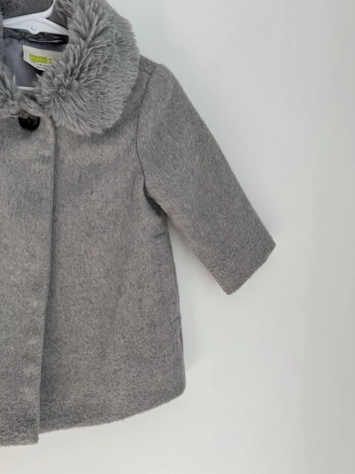 Crazy 8 女孩 学步儿童 灰色 Peacoat,12-18 mo 全新 — 第 4/4 张图片