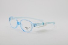 NEW RAY-BAN JUNIOR RB 1587 3769 CLEAR BLUE GREEN AUTHENTIC EYEGLASSES 39-14