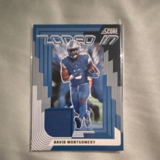 Panini 2025 Score Zoned In David Montgomery Detroit Lions Memorabilia Card