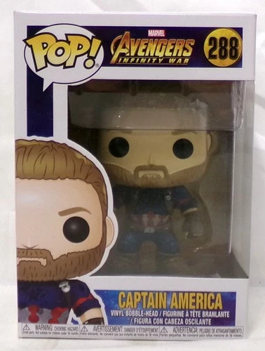 Funko Pop! 288 Captain America Marvel Avengers Infinity War Vinyl Figure