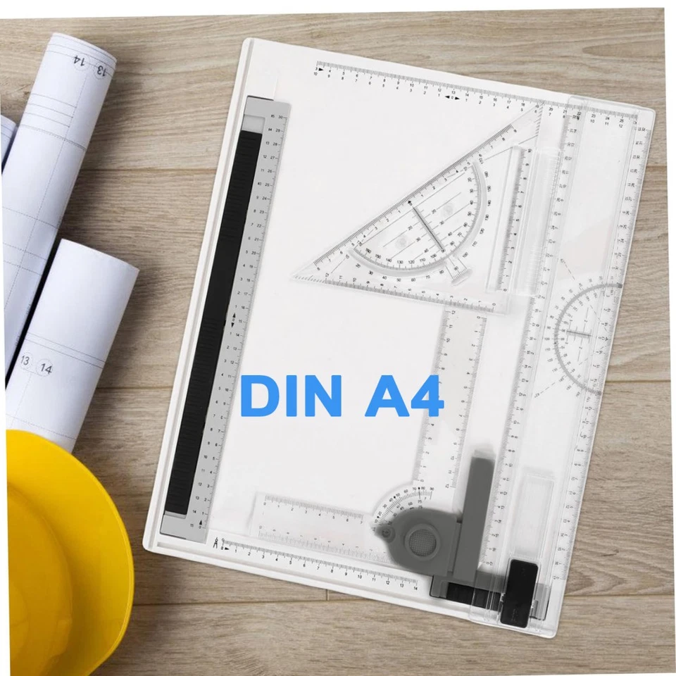 Zeichenbrett DIN A4 Zeichenplatte Zeichenbrett Zeichenkasten für Studenten De...