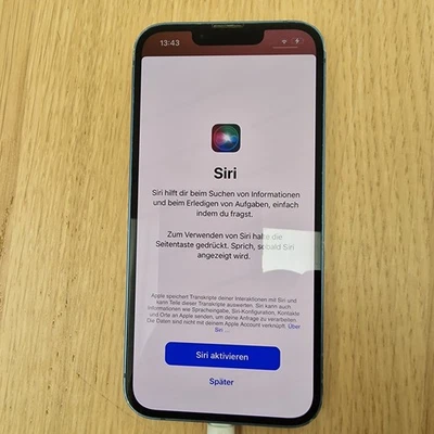 iPhone 13 128GB Blau Defekt Ersatzteilspender FMI OFF - Unlocked - Bild 1 von 4