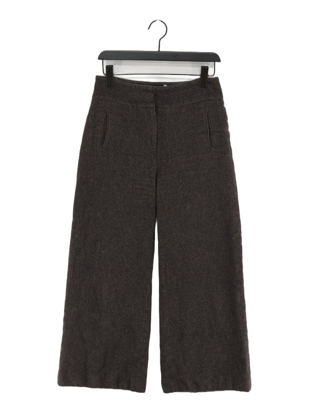 ALTRA Pantalone donna Hobbs UK 14 marrone geometrico 100% altro gamba larga chino