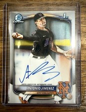 2025 Bowman - Antonio Jimenez 1st Chrome Prospect Auto #CPA-AJ Mets